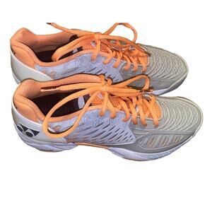 Yonex Power Eclipsion Sneakers Womens Size‎ 9 White Orange